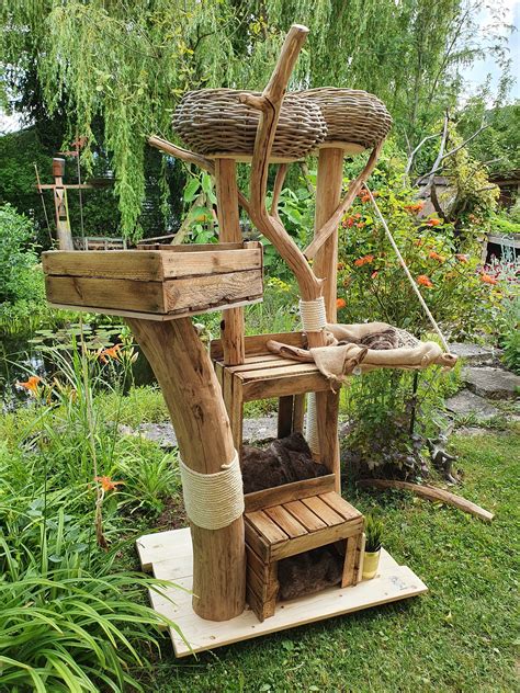 outside cat tower|weatherproof outdoor cat tree house.